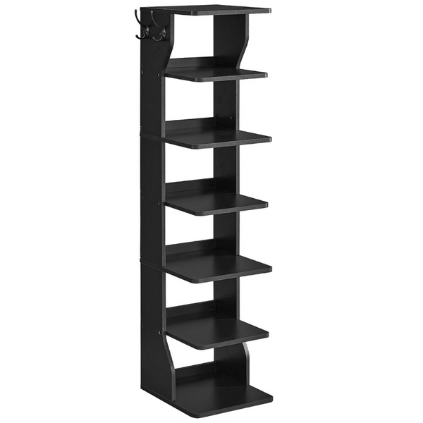 Zapatero vertical angosto de 7 niveles