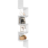 Estante esquinero de pared, 5 niveles
