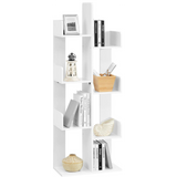 Librero decorativo tipo árbol, blanco