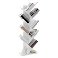 Librero vertical decorativo blanco