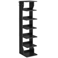 Zapatero vertical angosto de 7 niveles