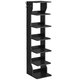 Zapatero vertical angosto de 7 niveles